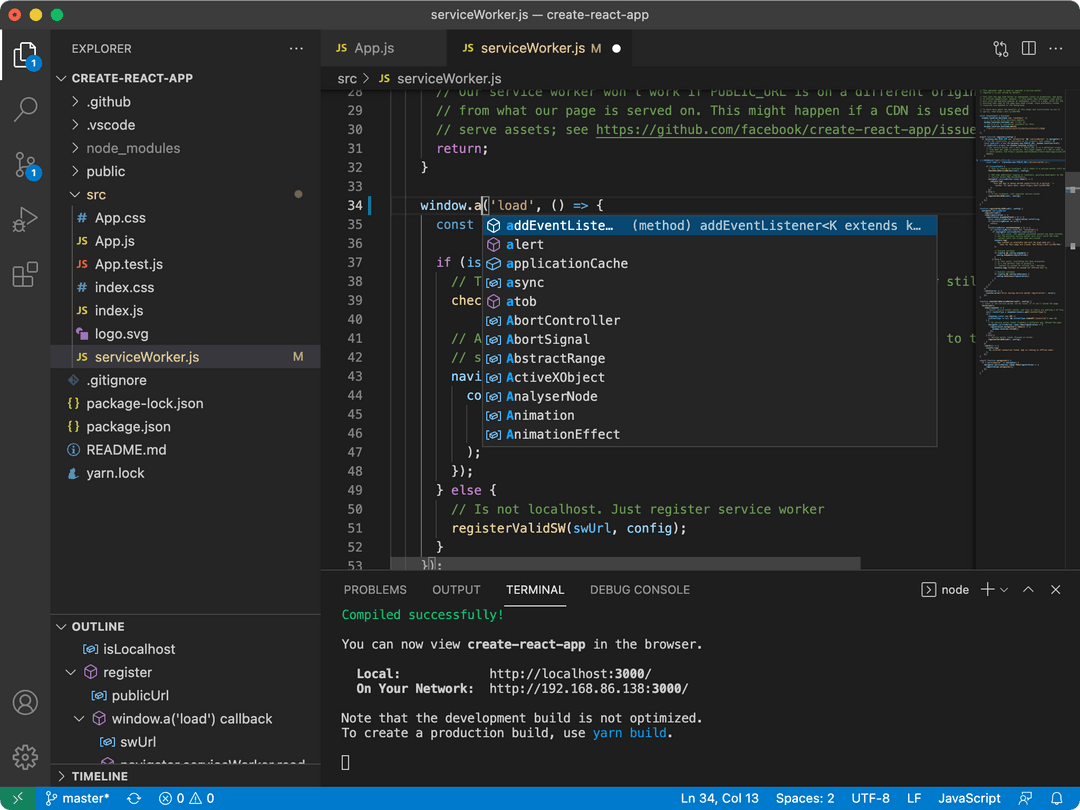 Vs Code Rozhrani